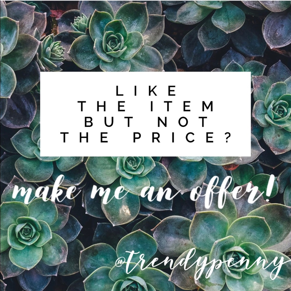 Open to reasonable offers on all items!